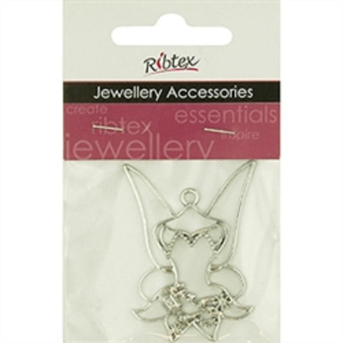 AussieSuperStore Jewellery Making Supplies JF Laser Fairy Dress Charm JF Laser Fairy Dress Charm | Jewellery Making Findings | Jewellery Making Supplies 9323823205089 CHM1901